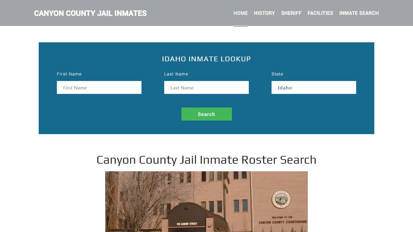 Canyon County Jail Inmate Roster Lookup, Caldwell, ID